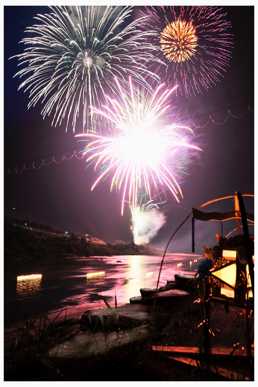 飯田時又灯ろう流し