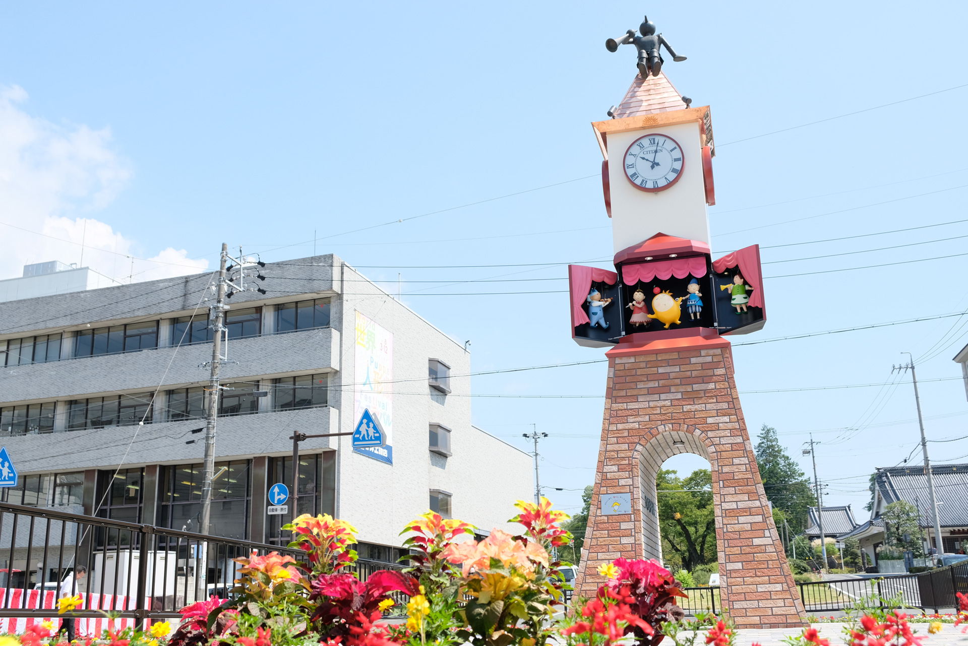 人形時計塔ハミングパル 南信州ナビ 長野県南部飯田市のいちご狩り りんご狩り 桜情報 温泉や宿泊等の観光ガイド