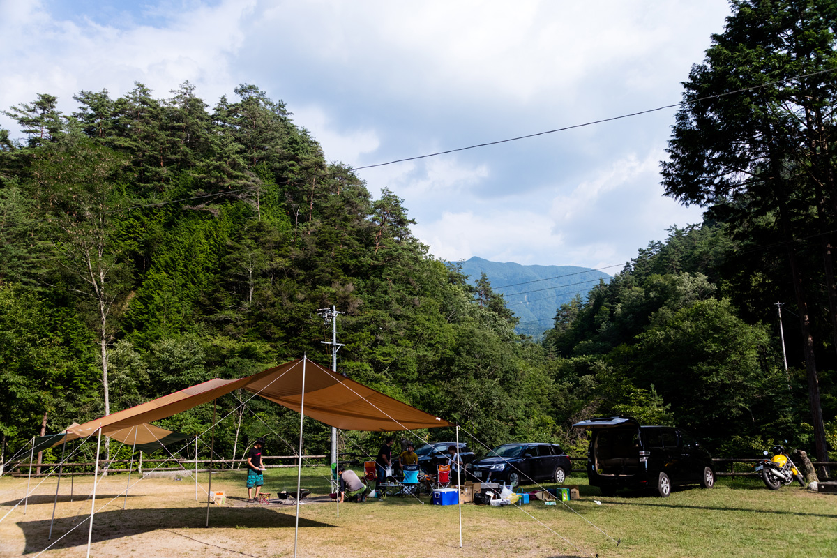 野田平キャンプ場（豊丘村）