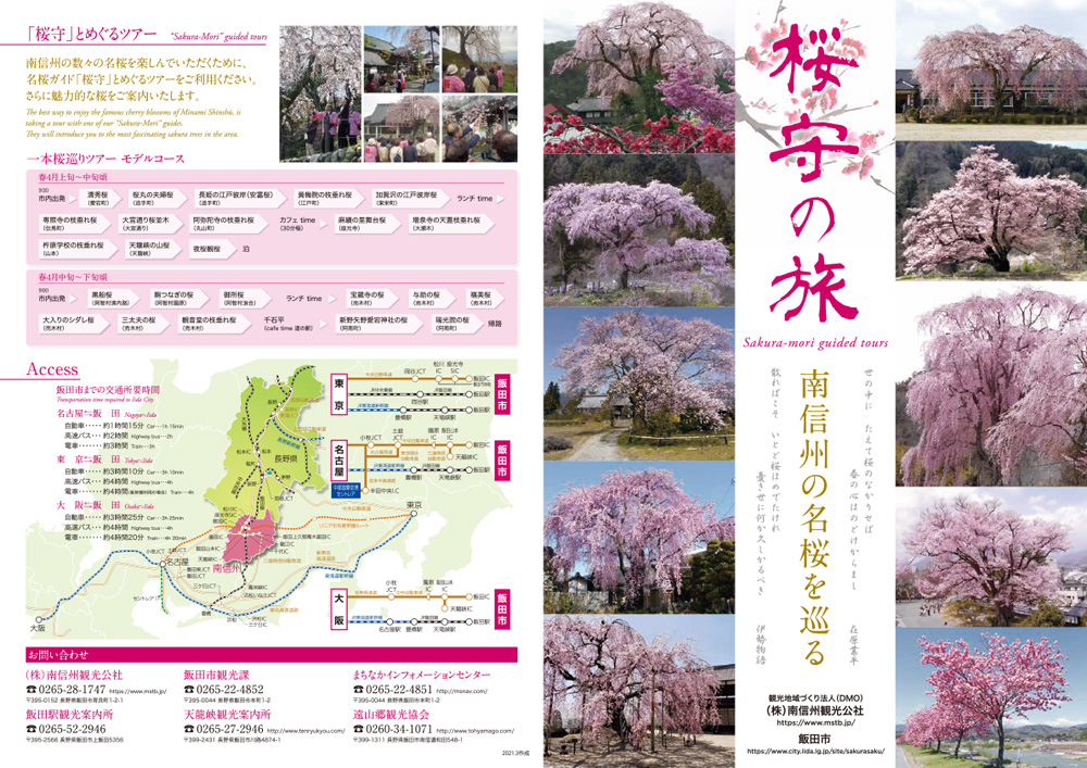 桜守の旅 南信州の名桜を巡る 南信州ナビ 長野県南部飯田市のいちご狩り りんご狩り 桜情報 温泉や宿泊等の観光ガイド